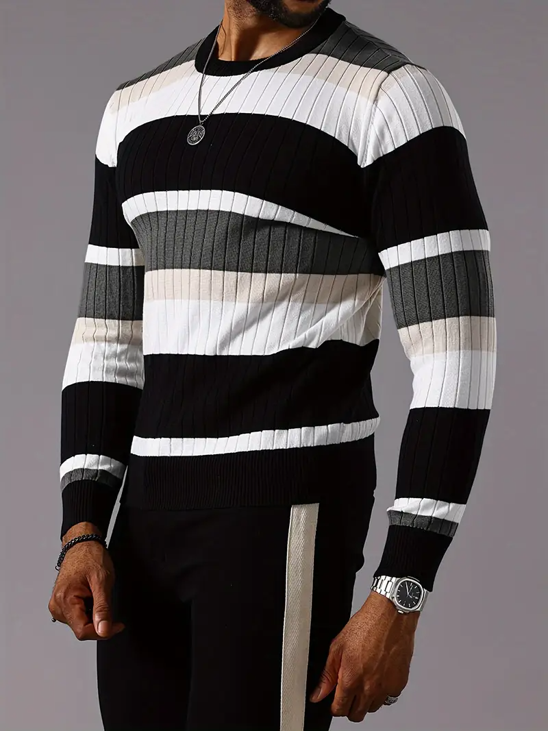 Murray | Striped Knit Jumper