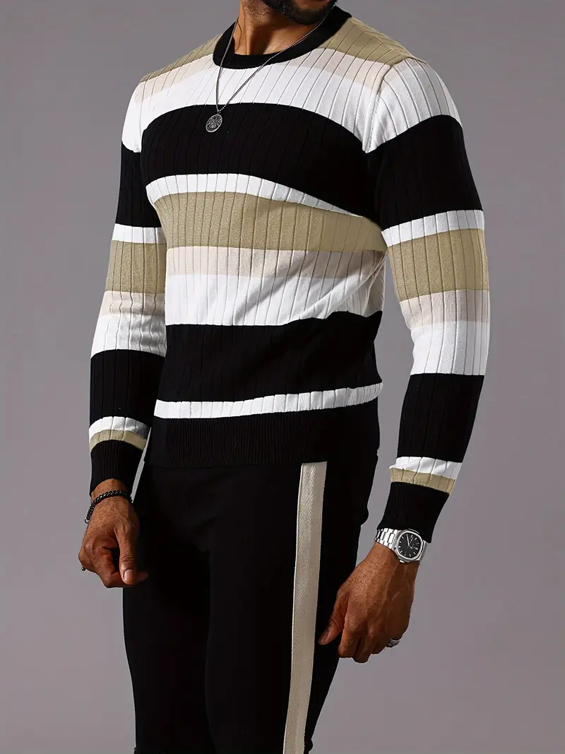 Murray | Striped Knit Jumper