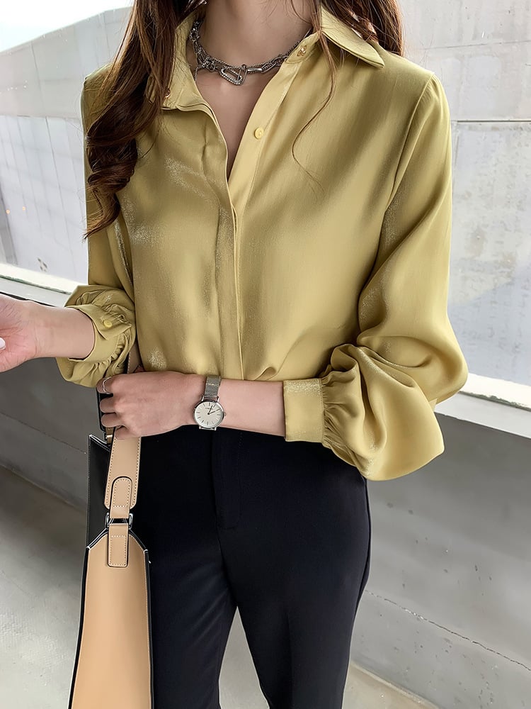 Evelyn | Elegant Shirt With Solid Colours