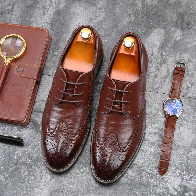 James | Fashion Business Casual Leather Shoes