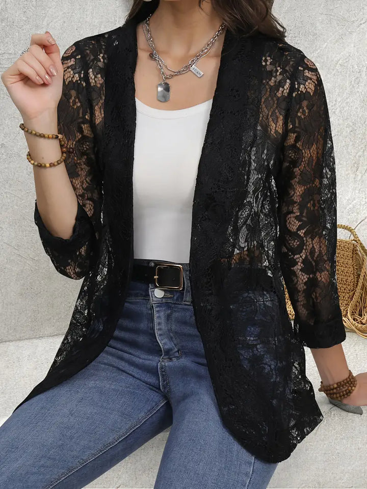 Deborah | Elegant Floral Lace Jacket