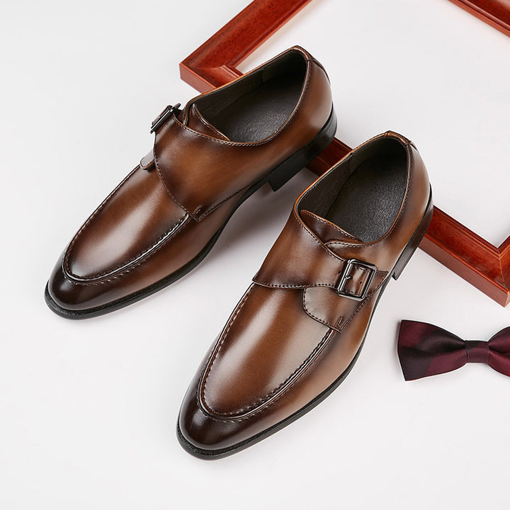 Henry | Leather Shoes with Buckle