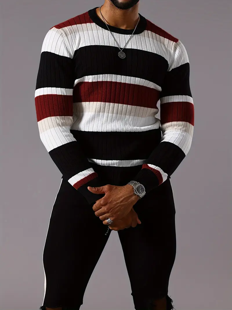 Murray | Striped Knit Jumper