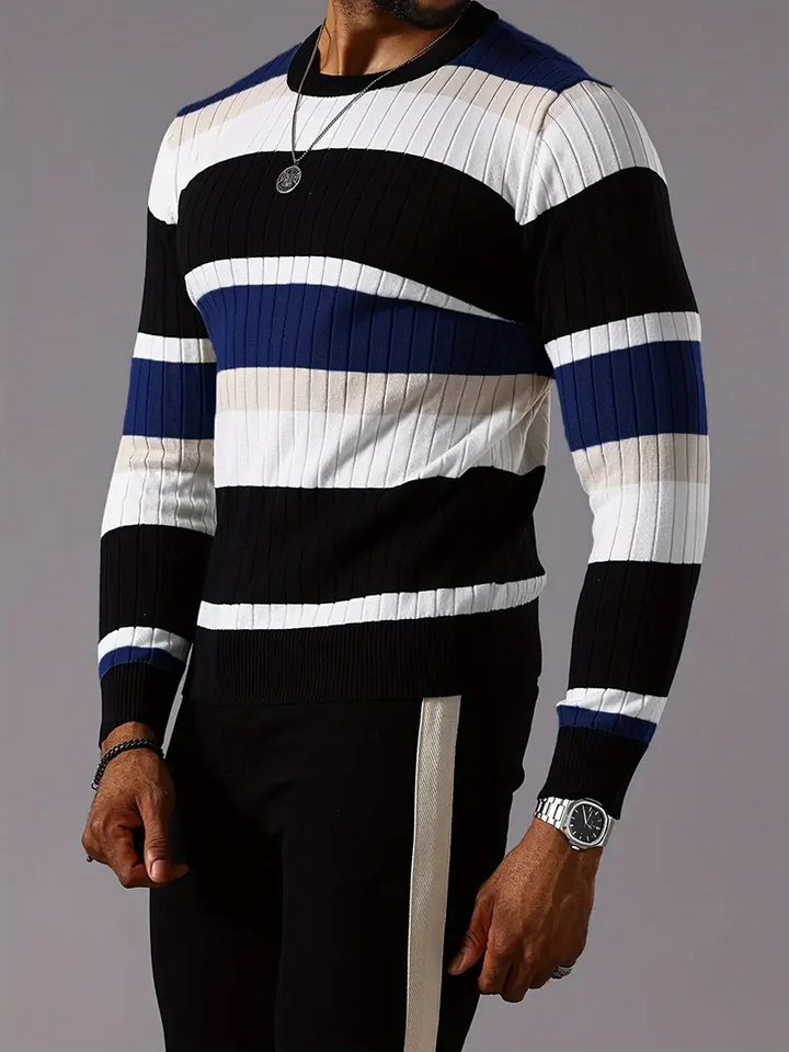 Murray | Striped Knit Jumper