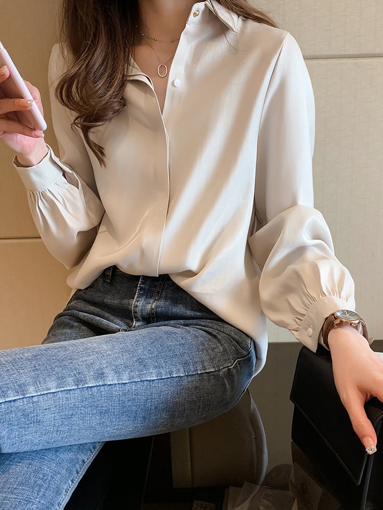 Evelyn | Elegant Shirt With Solid Colours