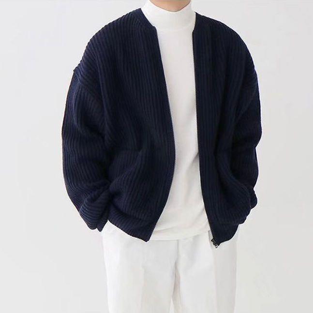 Thomas | Knitted Zip-Up Sweater