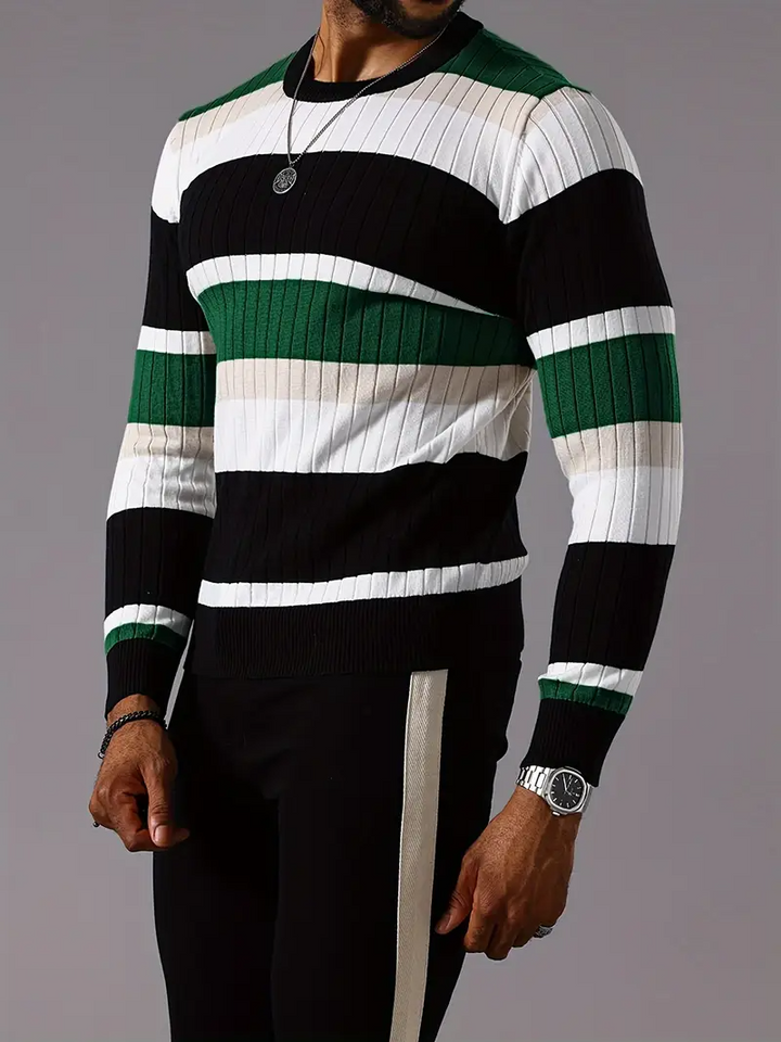 Murray | Striped Knit Jumper