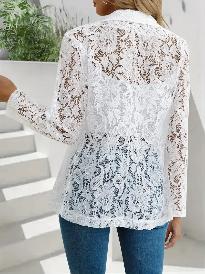 Deborah | Elegant Floral Lace Jacket