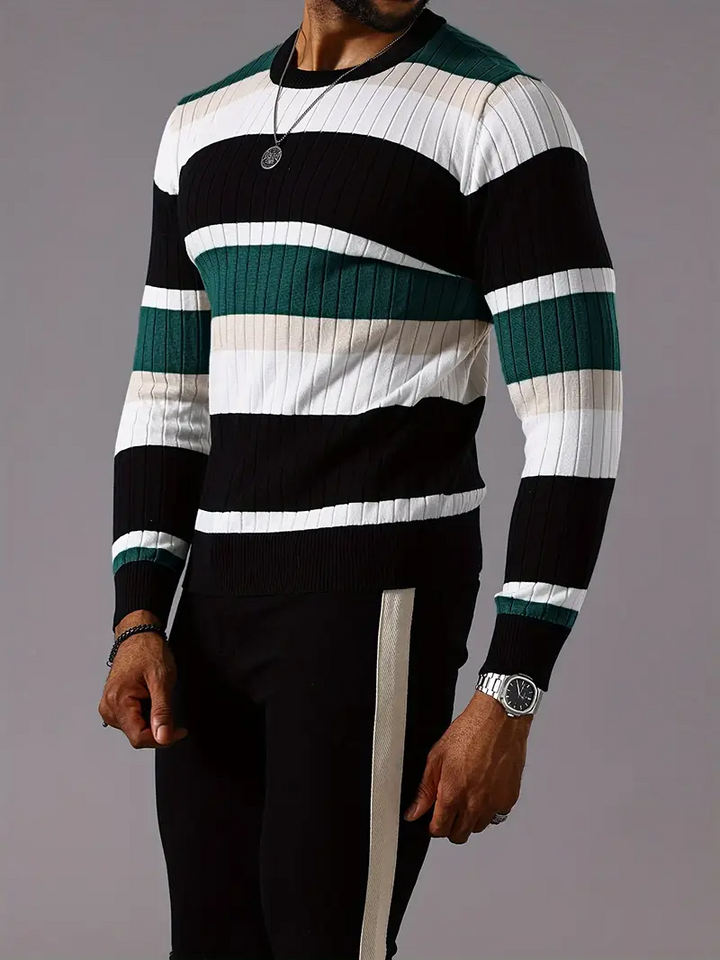 Murray | Striped Knit Jumper