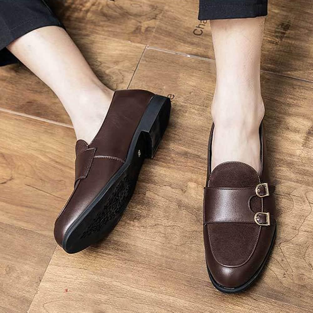 Michael | British Style Buckle Leather Shoes