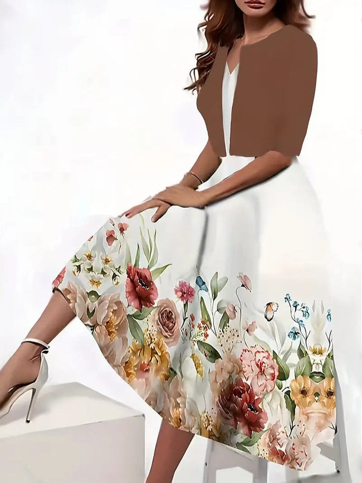 Ankie | Elegant Floral Print Set