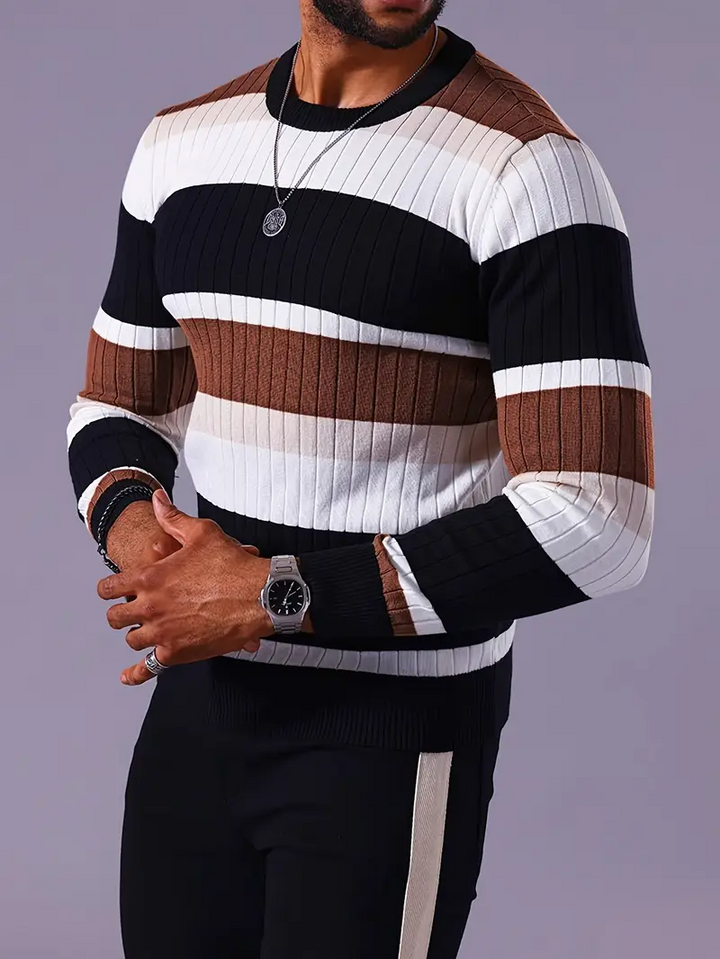 Murray | Striped Knit Jumper