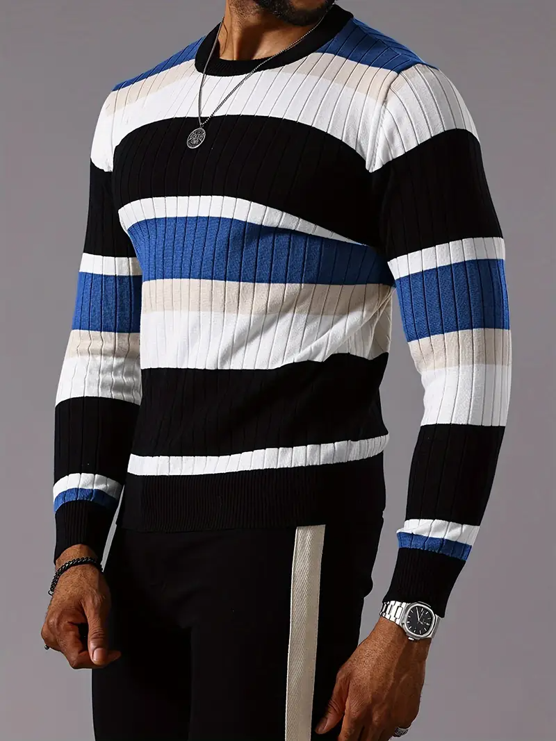 Murray | Striped Knit Jumper