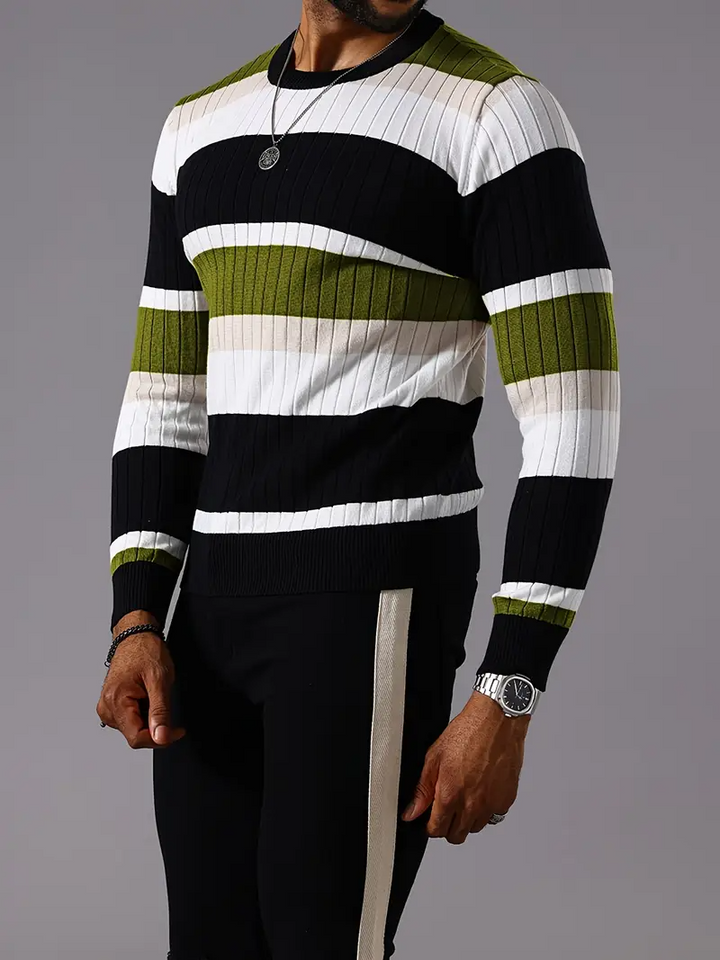 Murray | Striped Knit Jumper