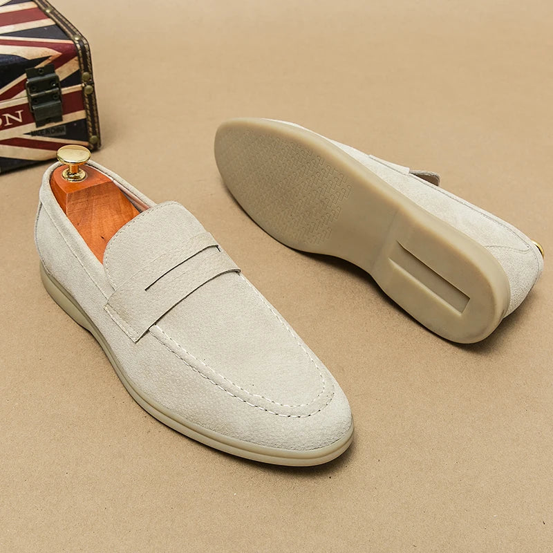 Bailey | Vinthentic Burri Suede Loafers