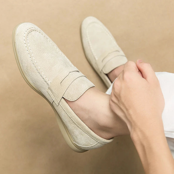 Bailey | Vinthentic Burri Suede Loafers