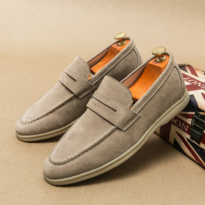 Bailey | Vinthentic Burri Suede Loafers