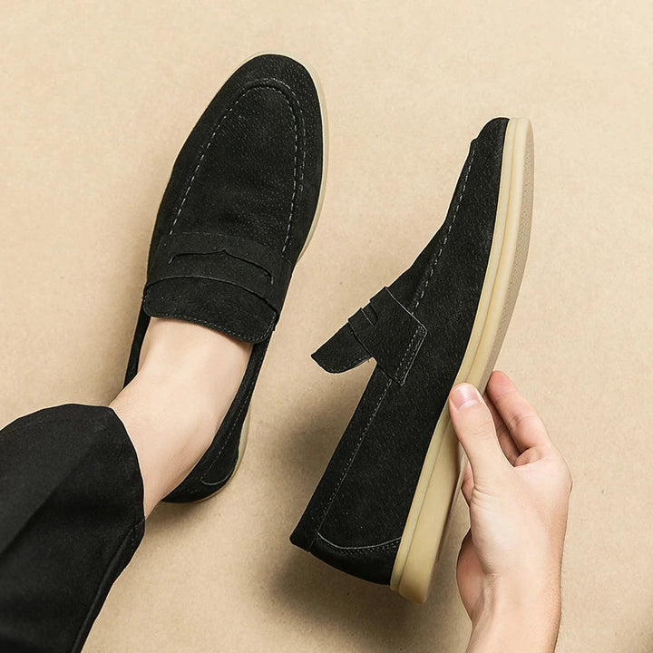 Bailey | Vinthentic Burri Suede Loafers