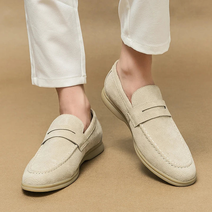 Bailey | Vinthentic Burri Suede Loafers