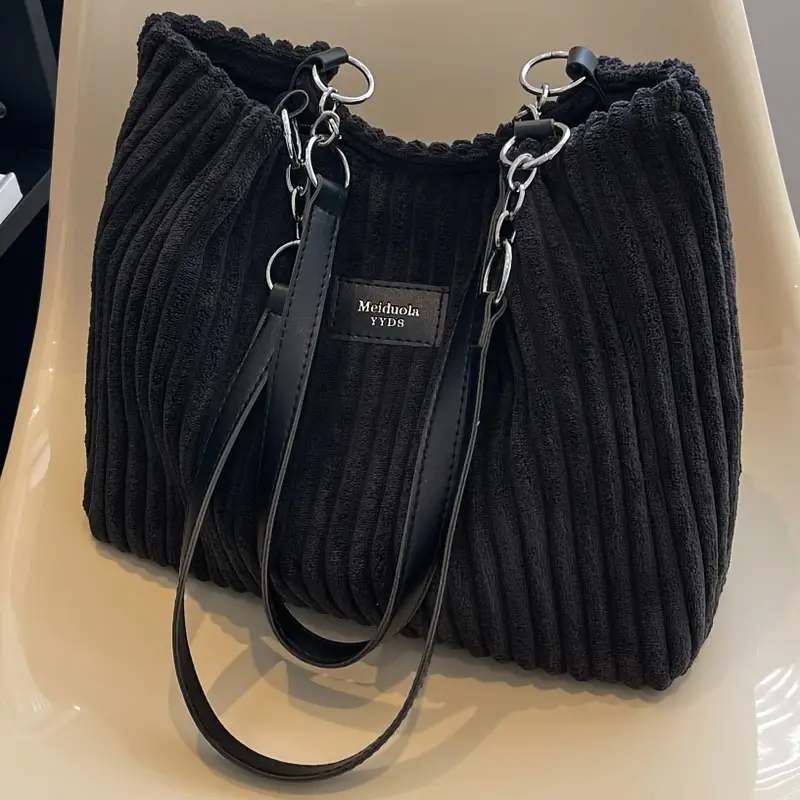 Layla | Elegant Corduroy Tote Bag