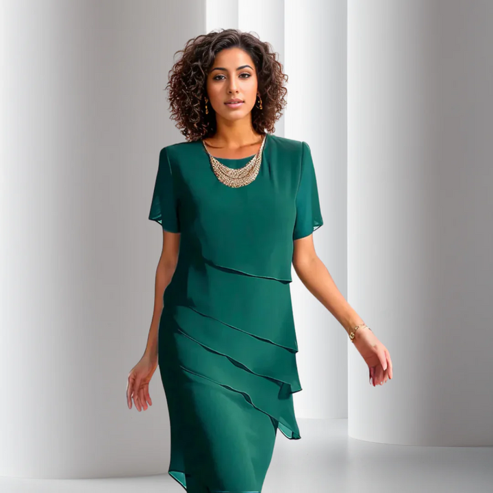 Clare | Pleated Elegant Dress