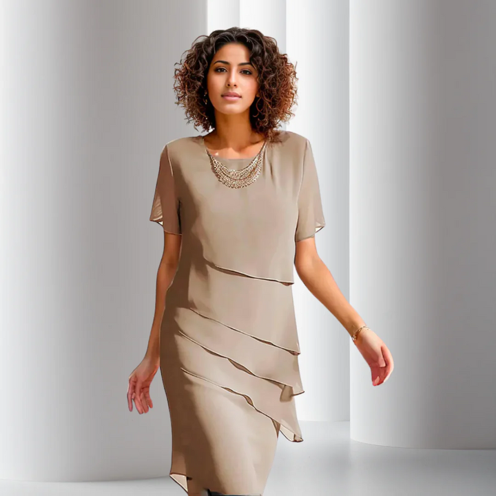 Clare | Pleated Elegant Dress