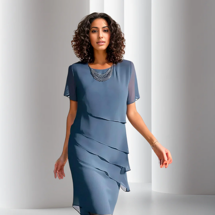 Clare | Pleated Elegant Dress